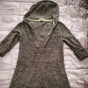 ROXY grey hoodie/sweater SZ S